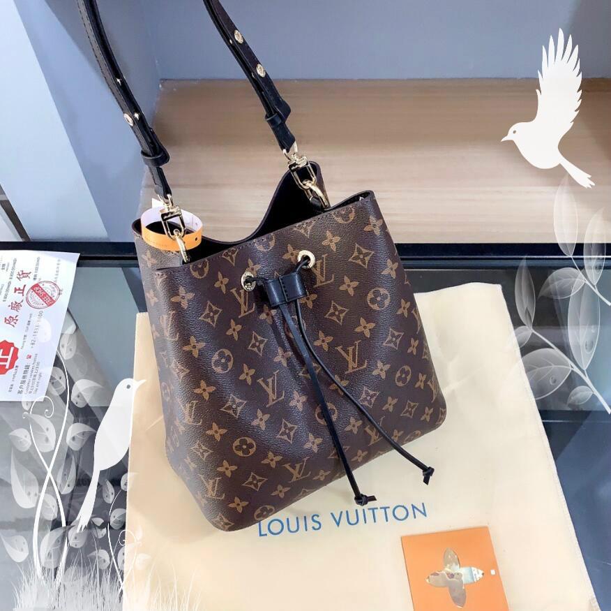 

YSL LV LOUIS bag VITTON ONTHEGO Shoulder &#66ags Women Leather Luxury Designer Handbag Female Fashion Messenger Cro, Red;black