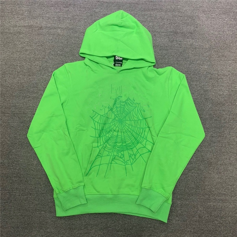 

Green Foam Print Angel Hoodie Men' Women' Net Pullover, 11