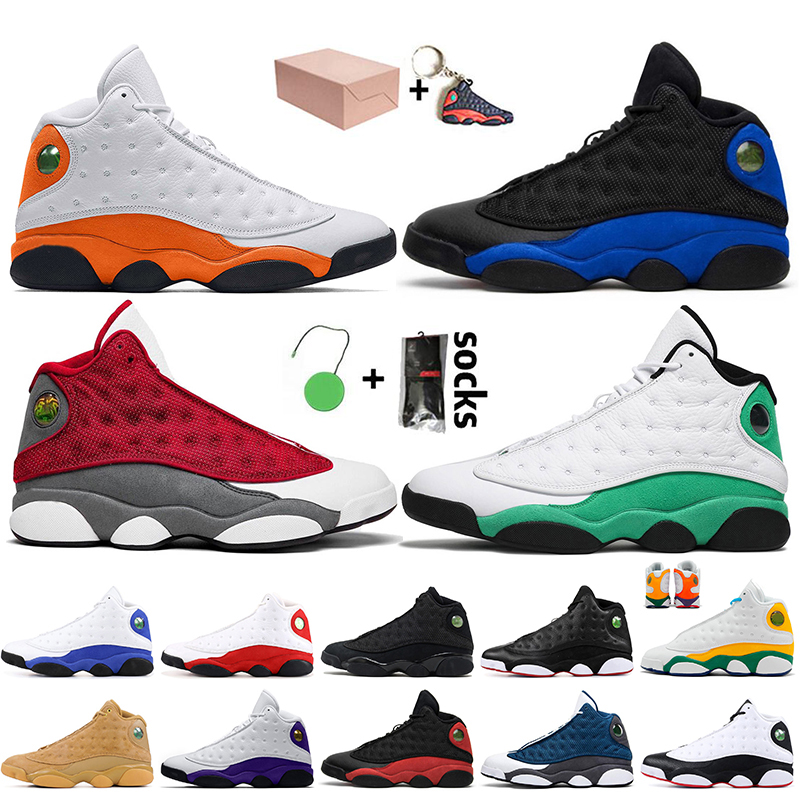 

Mens Basketball Shoes 13s With BOX Starfish Hyper Royal Jumpman 13 Red Flint Lucky Green Retro Trainers Court Purple Black Cat Wheat Sneakers, A30 phantom 36-47