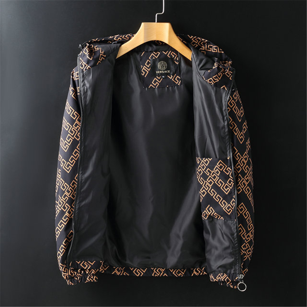 

2022 Fashion designer Mens Jacket Goo d Spring Autumn Outwear Windbreaker Zipper clothes Jackets Coat Outside can Sport Size M-3XL Men', Black;brown