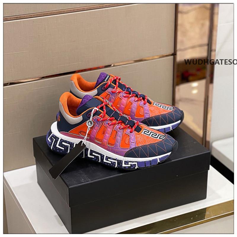 

Best Quality Luxury Casual Shoes Men low Top Flat Shoes Genuine Leather Mens Shoes Designer Sneakers Trainers size 38-46, As picture 3