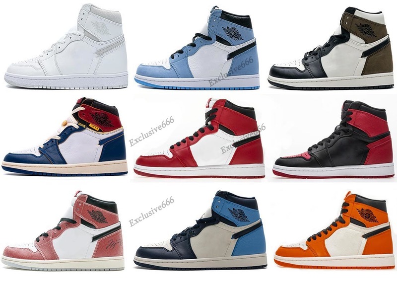 

Authentic 1 High OG Hyper Royal Shoes Dark Mocha Fearless University Blue Union Chicago Balvin Black Toe Banned J Shattered Backboard Men, 27