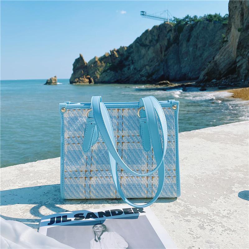 

Evening Bags Designer Products 2021 Fashion Style Shoulder Bag Messenger Square Plaid, Black