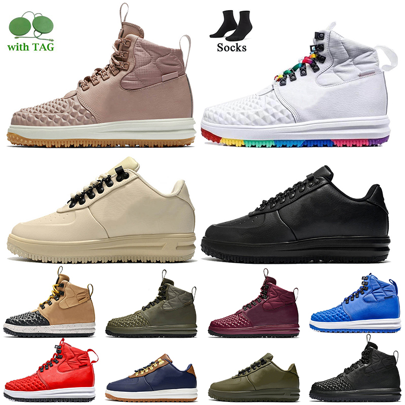 

Platform Designers Lunar 1 Running Shoes Forcing One Duckboot Men Sneakers Particle Pink Summit White Multi Triple Black Wolf Grey Medium Olive Women Mens Trainers, D13 olive canvas 40-47