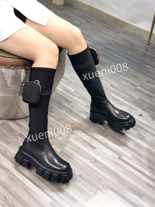 

2021 designer red bottoms boots women platform high heels booties black chestnut navy Smooth leather suede winter Ankle Knee boot woman Ladies zh211015, 01