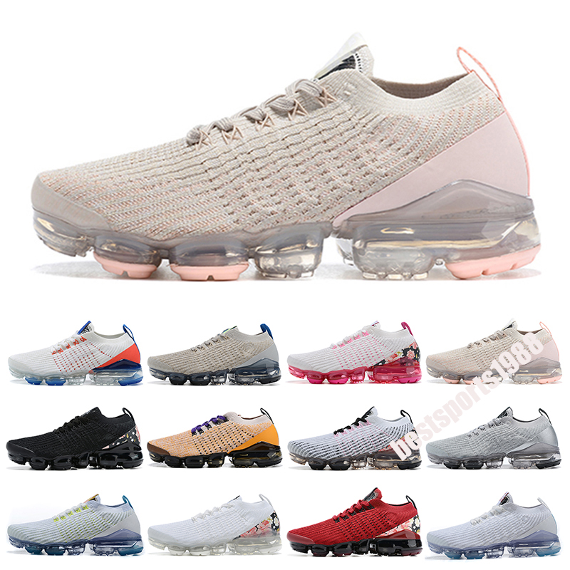 

2021 Top Knit 2.0 Fly Runner Shoes Men Women BHM Red Orbit Metallic Gold Triple Black Sports Sneakers Trainers 36-45, Black;brown