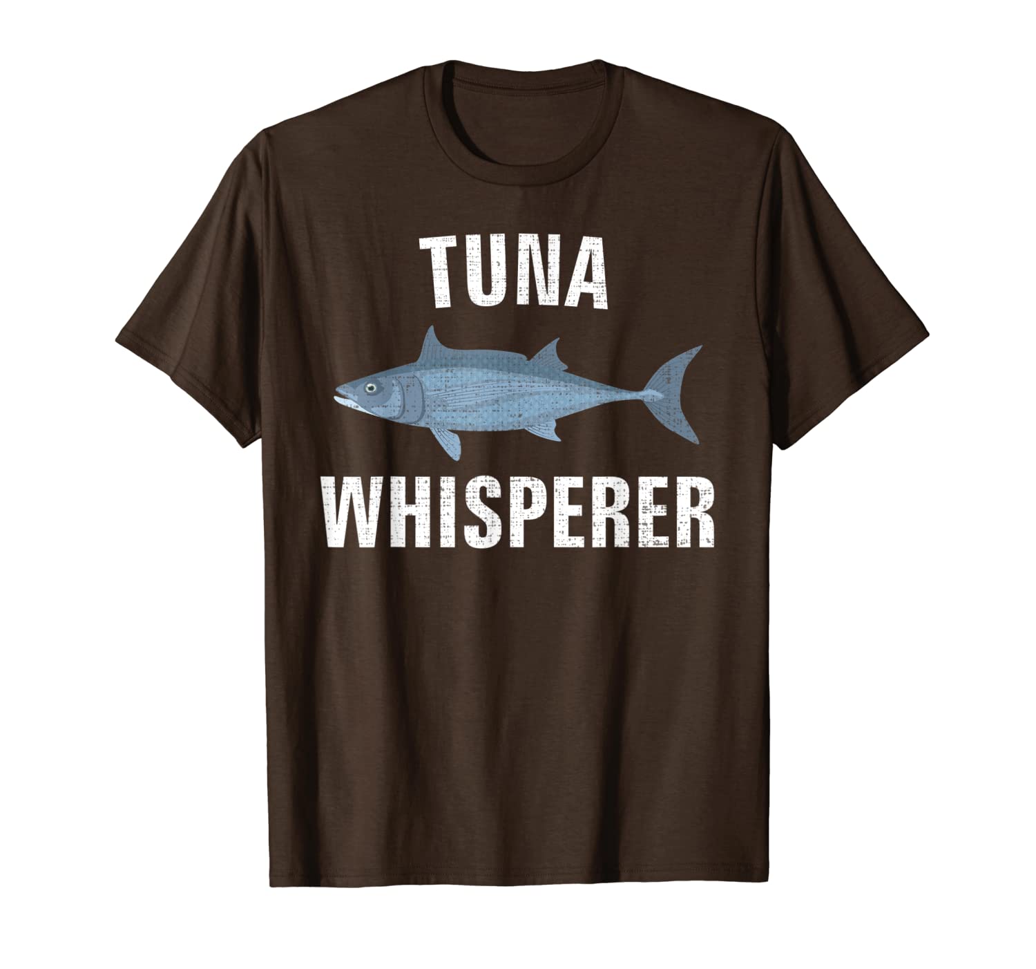 

tuna whisperer funny fish/fishing/fisherman cool love gift t-shirt, White;black