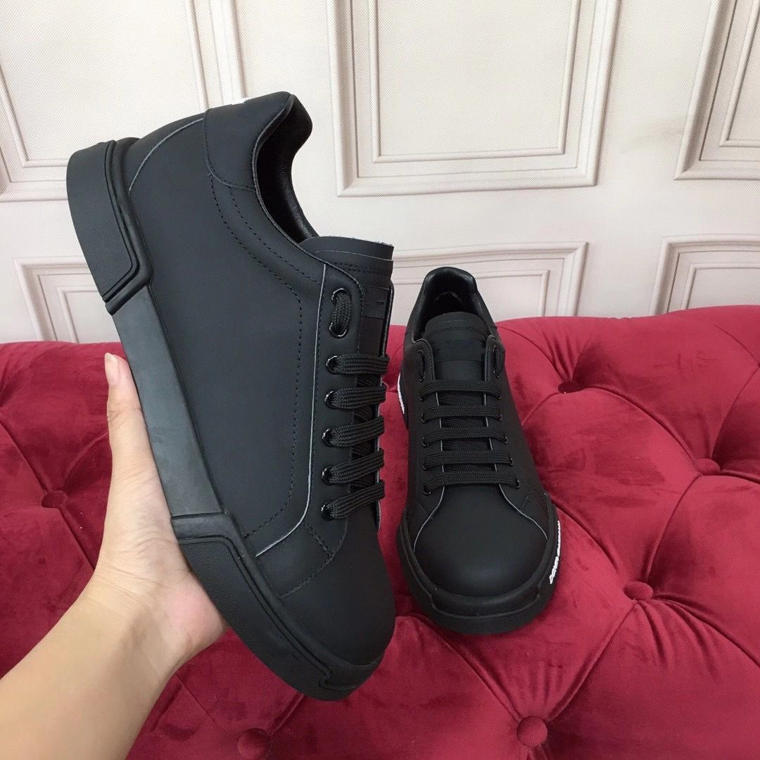 

designer trainers shoes Sneakers fashion platform women portofino sneaker size us luxury casual eur 35 46 5 skateboard enfant sports, Black