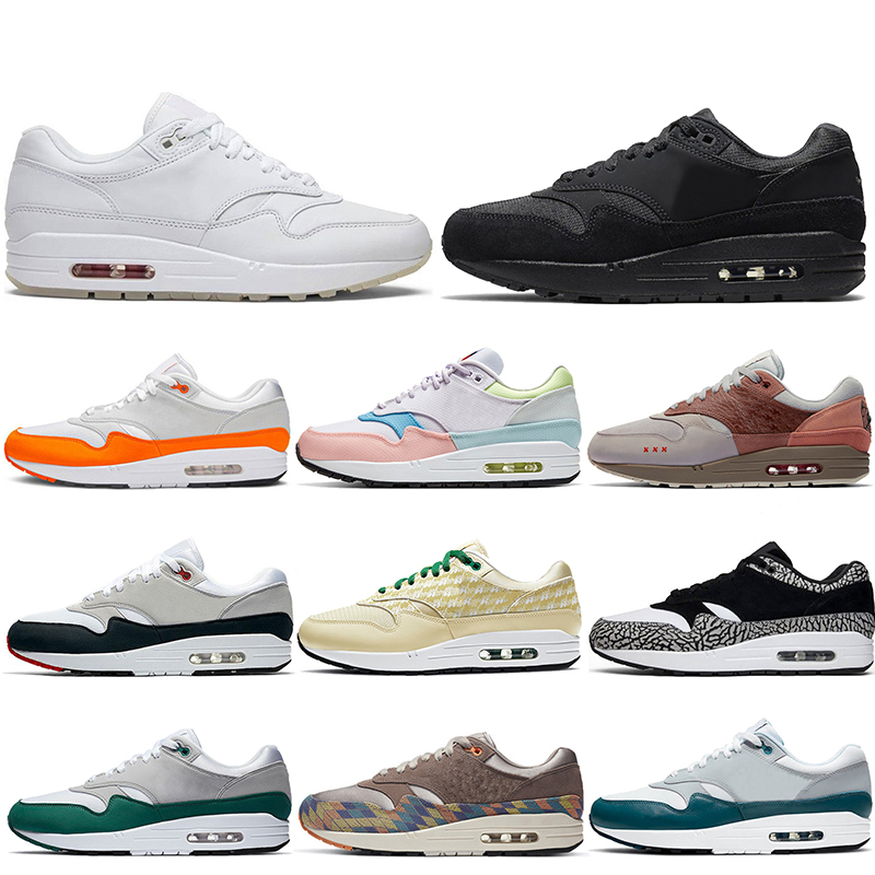 

Wholesale 2021 Women Men Running Shoes London 1 Amsterdam Denham Max Lemonade Elephant Triple White Black Sports Shoe Off Trainers Sneakers, #b6 anniversary royal 36-45