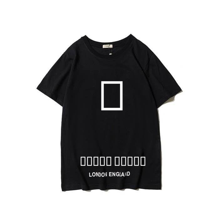 

Luxury men's T-shirt designer fashion women's high quality black and white short sleeve trend breathable pure cotton summer clothing, White;black