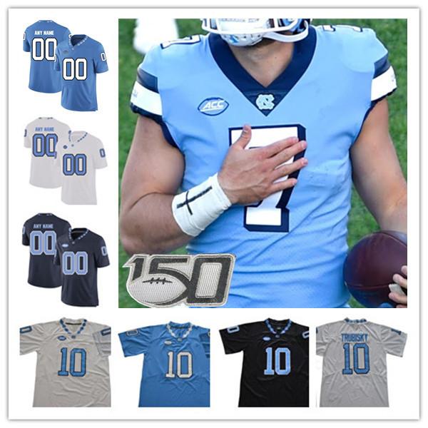 

Custom North Carolina Tar Heels UNC College Jersey Football Sam Howell Mitchell Trubisky Ty Chandler Josh Downs Jeremiah Gemmel Cam'Ron, Black