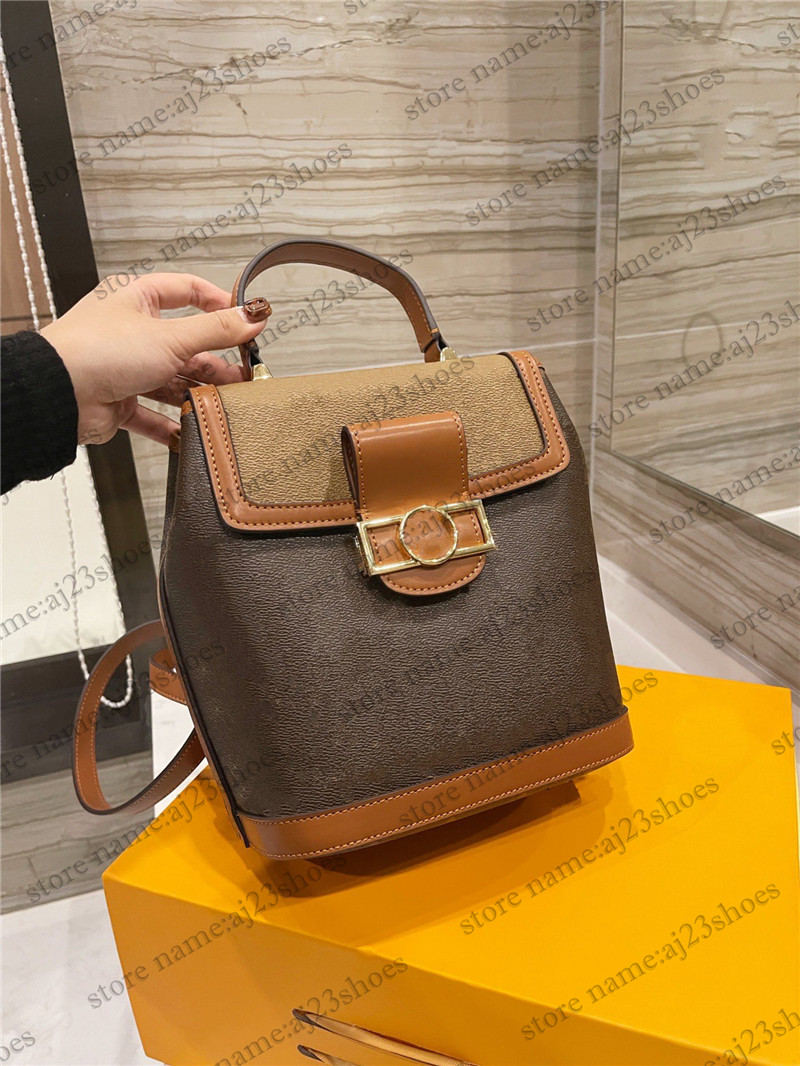 

Designer Backpack Practical Trendy Mens Monograms Magnetic Front Lock Dauphine PM designers Womens Handbags Purses M45142, 01