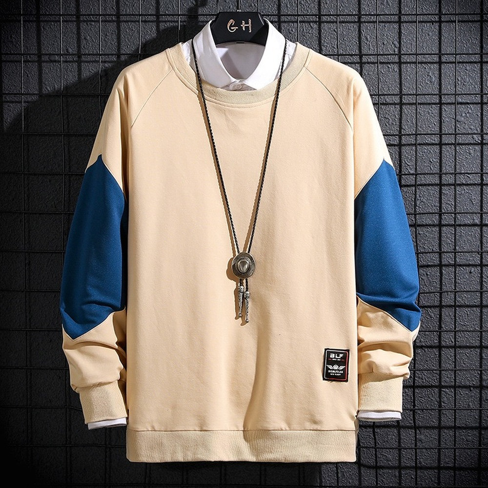 

Women's Hoodies & Sweatshirts Sweatpants for autumn clothes of long sleeves pullovers colorblock Korean sweatpants fashion 0BVV, 1# shoe box