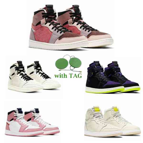 

20221 High-top Basketball Zoom Air Cmft Rust Summit White Pearl Milk Tea Valentine's Day Cherry Blossom Pink Plum Purple Lemon Venom Men's, Khaki