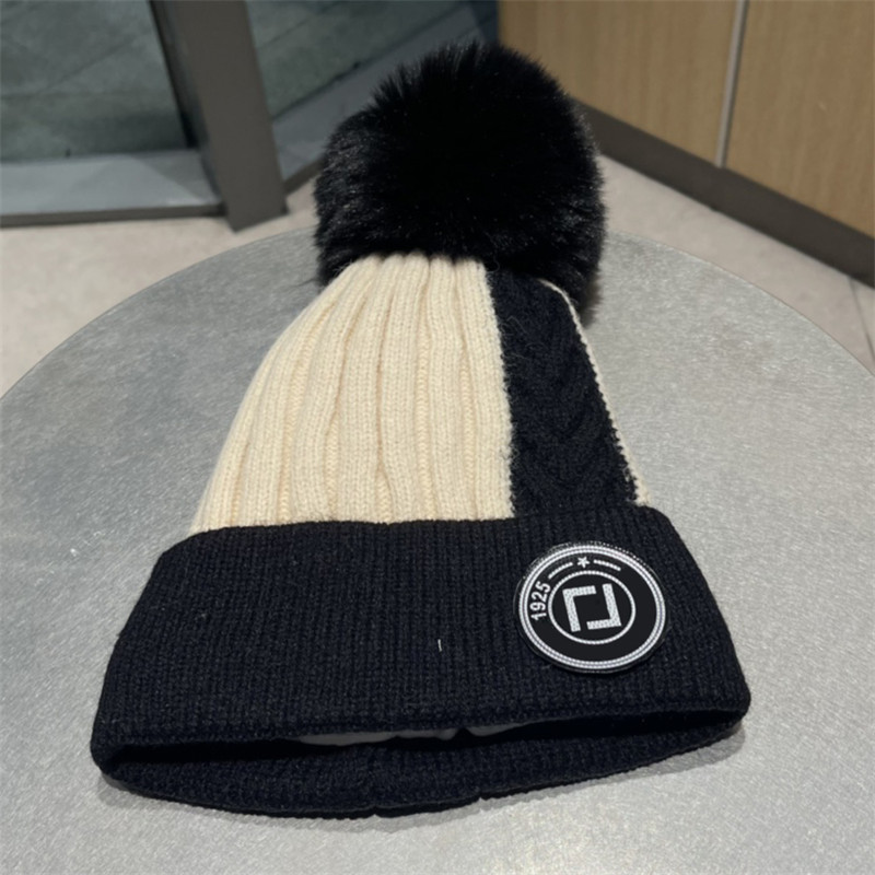 

Women Designer Beanie Winter Hat Men Designers Beanies Mens Womens Autumn Skull Caps Hats Fluffy Ball Bonnet Letter Casquette 21111900V, F01