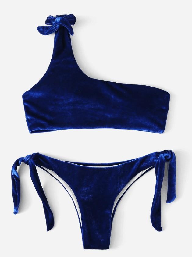 

Women' Swimwear Velvet Thong Bikini Sexy Micro Push Up Swimsuit Women Swimming Suit Bandage Bathing Beach Wear Bikinis, Type 2 green