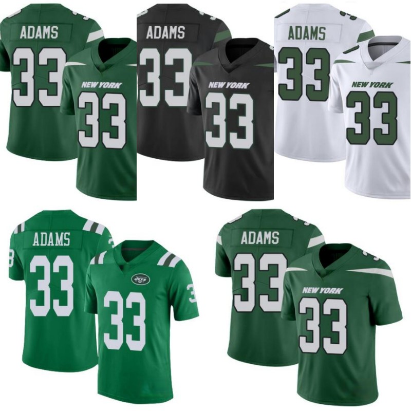 

New York Jets Men #33 Jamal Adams Women Youth Jersey, Black;red