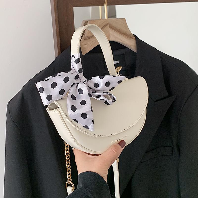 

Evening Bags Original Brand French Bag Women 2021 Fashion Chain Messenger High-quality Saddle Handbag Shoulder