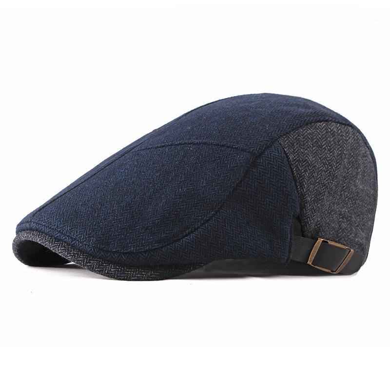 

Berets Summer Men Cotton Linen Sboy Golf Driving Beret Cabbie Hat Flat Lvy Sun Cap Gavroche, Black