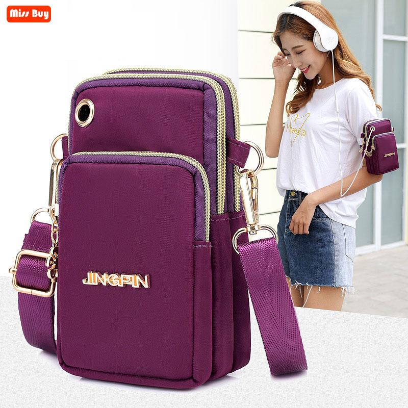 

Cell Phone Pouches Fashion Balloon Mobile Pouch For 12 Mini 11 Pro Max Bag Samsung S21 S20 FE S10 Plus Pocket With Headphone Plug