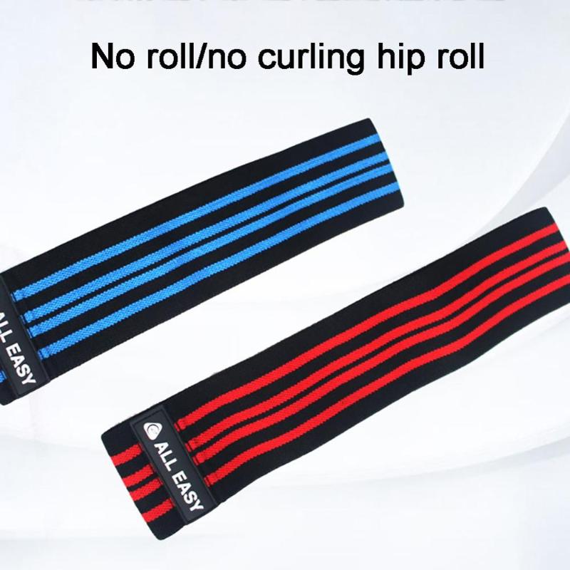 

! Squat Resistance Belt Elastic Hip Band Yoga Fitness Legs High Quality Anti-Slip Anti-Fall Bands