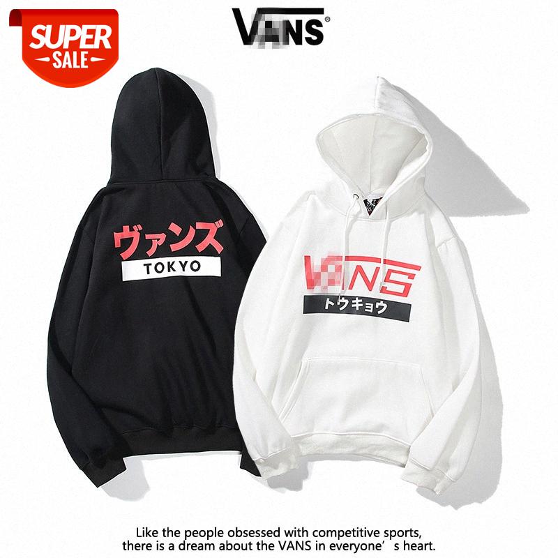 

ss Japanese checkerboard full print hip-hop street loose couple men and women plus velvet sweater #WA0t, Black
