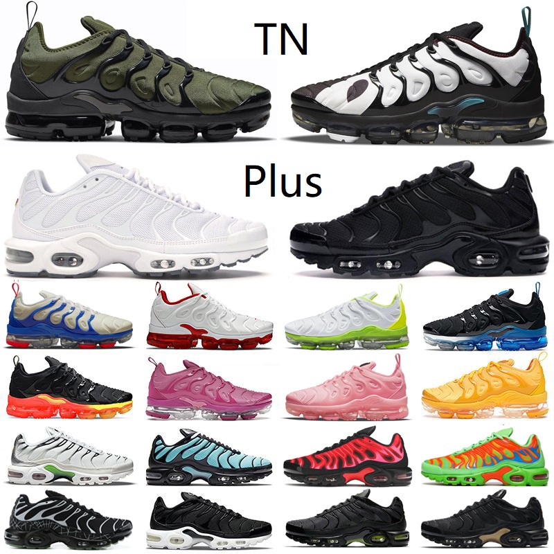 

Plus Tn Mens Running shoes Swingman USA Knicks Rough Green Volt Atlanta Triple Black White Persian Violet Oreo Chrome Olive Royal Cherry men trainers sports sneakers, Color#10