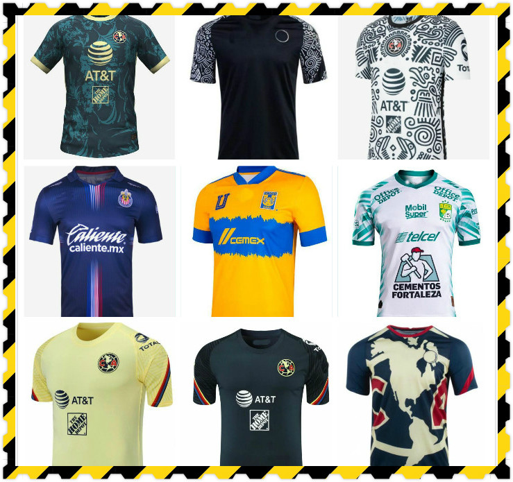 

21 22 mexico Club America Soccer Jerseys leon third away home 2021 2022 camisetas Tigres UNAM Chivas Cruz Azul 3rd liga max training Football Shirts maillot de foot