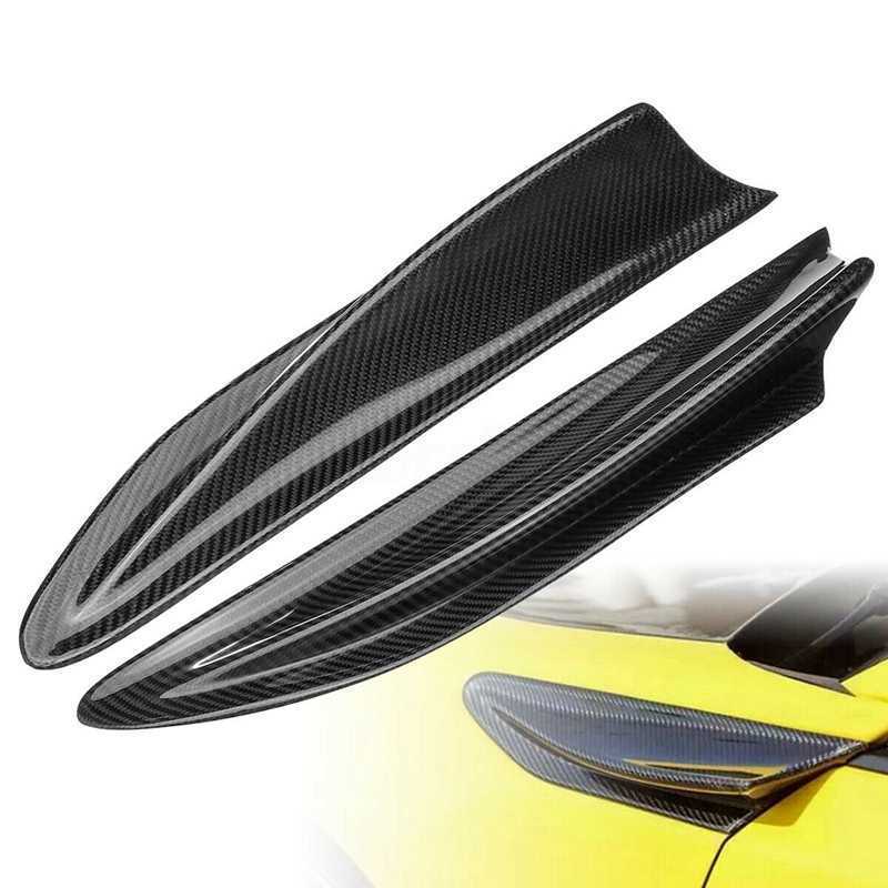 

New 2Pcs Carbon Fiber Side Fender Fin Vents Cover Trim for Subaru BRZ Toyota 86 GT86 Scion FR-S