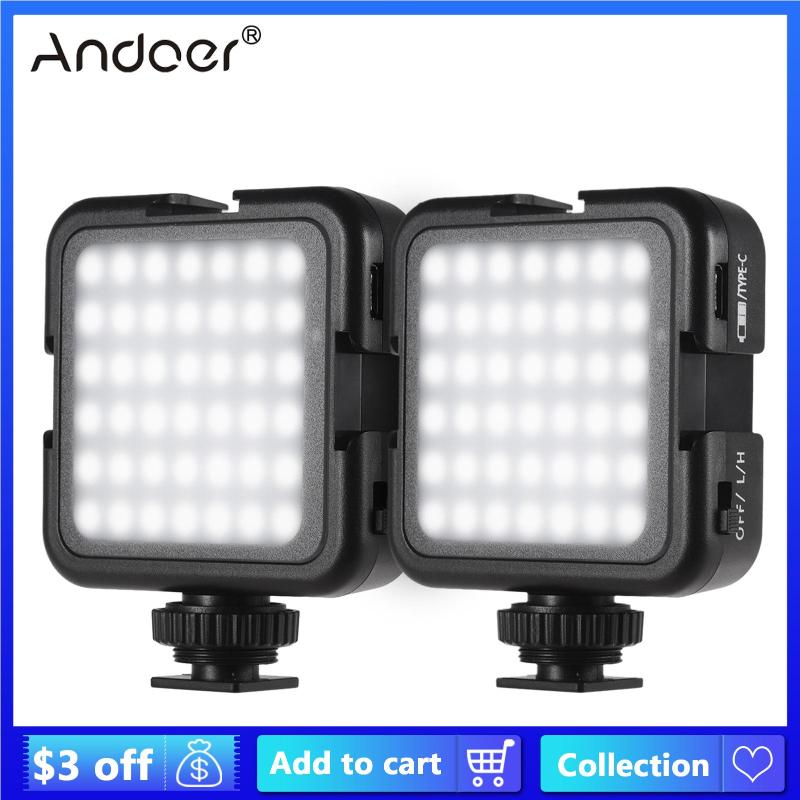 

Flash Heads Andoer 42pcs LED Ultra Bright Video Lights Light Beads With Cold Shoe Mount Dimmable Brightness 6000K Pographing Lighting