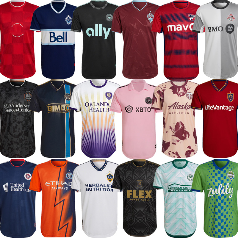 

2022 2023 MLS Players Edition Atlanta FC Inter Miami Soccer Jersey LAFC Orlando Shirt 22 23 houston New York City Seattle Sounders Portland Timbers Football Shirt 999, Player version