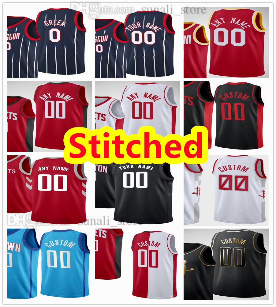 

Stitched Basketball Jerseys Jalen 0 Green Daniel 27 Theis John 1 Wall Eric 10 Gordon Christian 35 Wood Kevin 3 Porter Jr. D.J. 14 Augustin Alperen 28 Sengun Jae'Sean 8 Tate, Red white