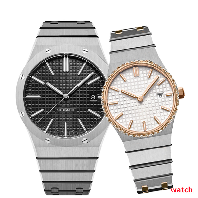 

NEW Montre de luxe mens automatic watch women dress full Stainless steel Sapphire waterproof Luminous Couples Style Classic Wristwatches, Add waterproof