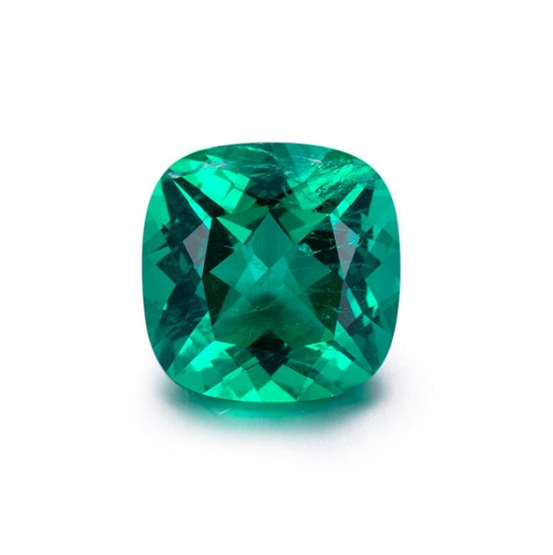 

Other Hydrothermal Lab Created Emerald Gemstone Colombia Cushion Messi Jewelry