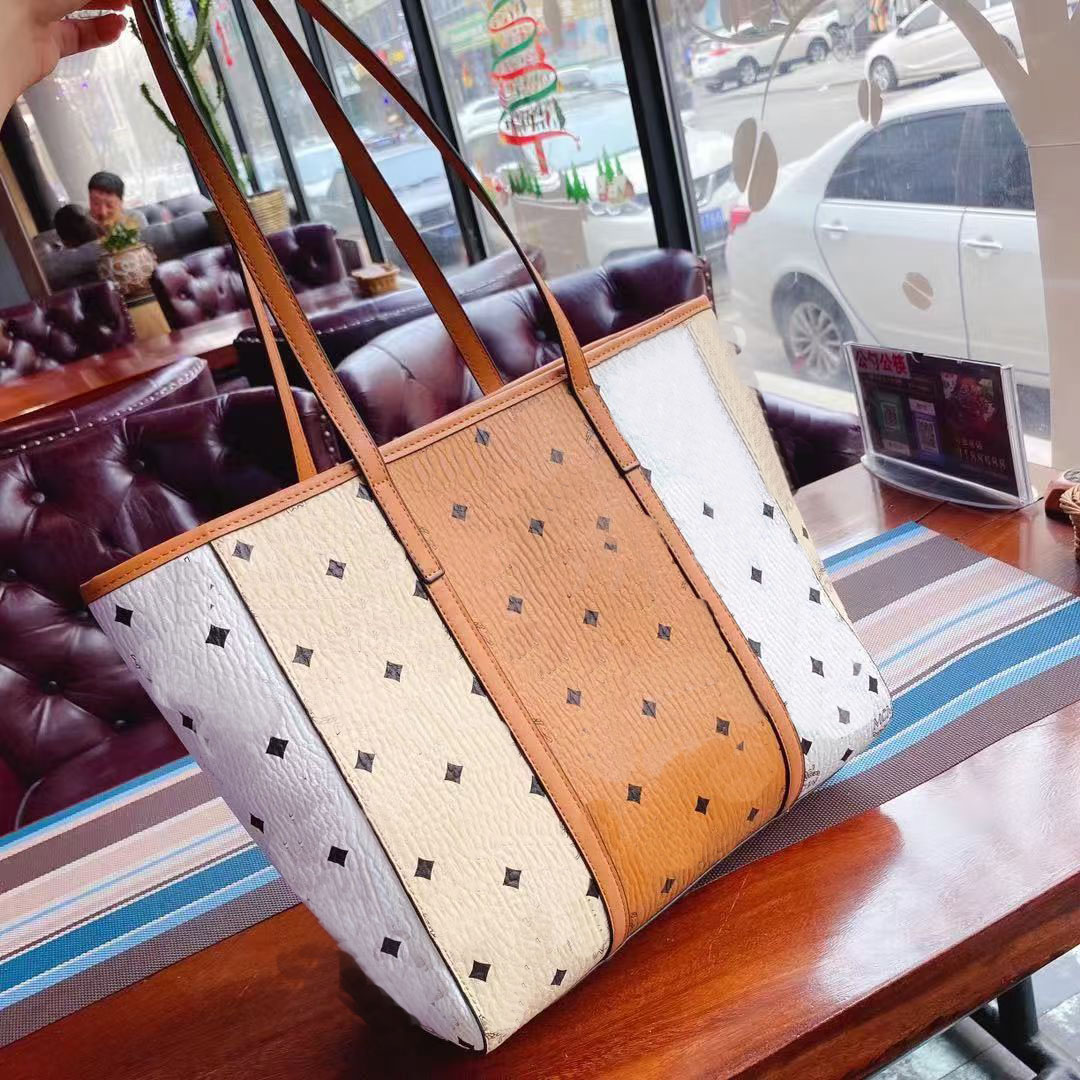 

Top printed totes women's shoulder bags high quality fashion shopping bag, Brown