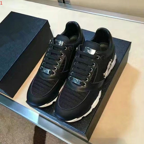 

20201men's high-end PI@HILP PI@IE leather casual fashion low to help wild men's sports shoes mjk0019613, 1 no box