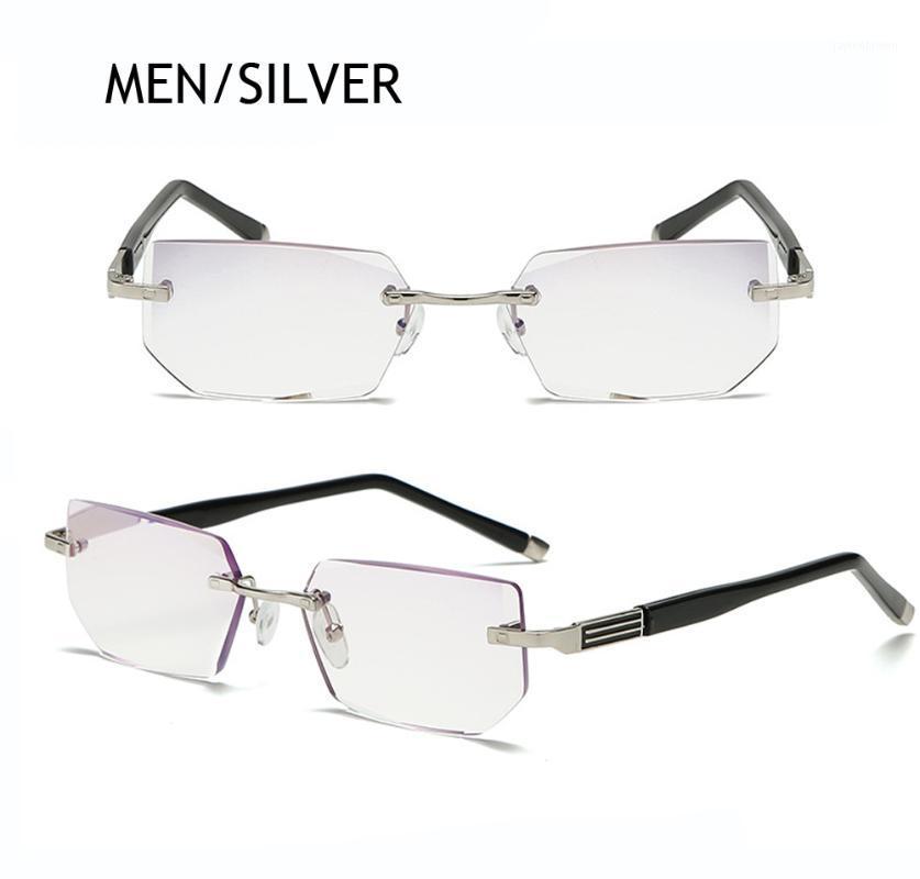 

Luxury Diamond Cutting Ultralight Full-rim Reading Glasses Women Men Rimless High Quality Frame Anti Blu Ray Fashion 1 2 3 To 4 Sunglasses