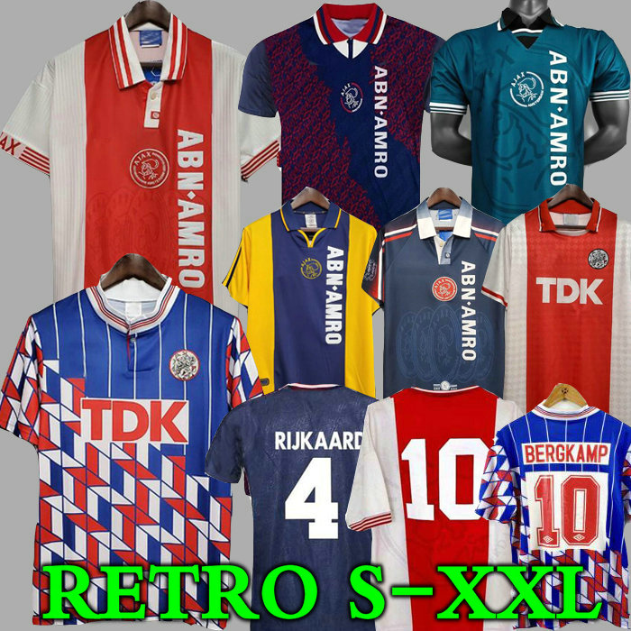 

1994 1995 retro soccer jersey 94 95 KLUIVERT RIJKAARD LITMANEN SEEDORF DAVIDS OVERMARS 04 05 football BABEL 1989 1990 1998 shirt 2004, 04/05 home