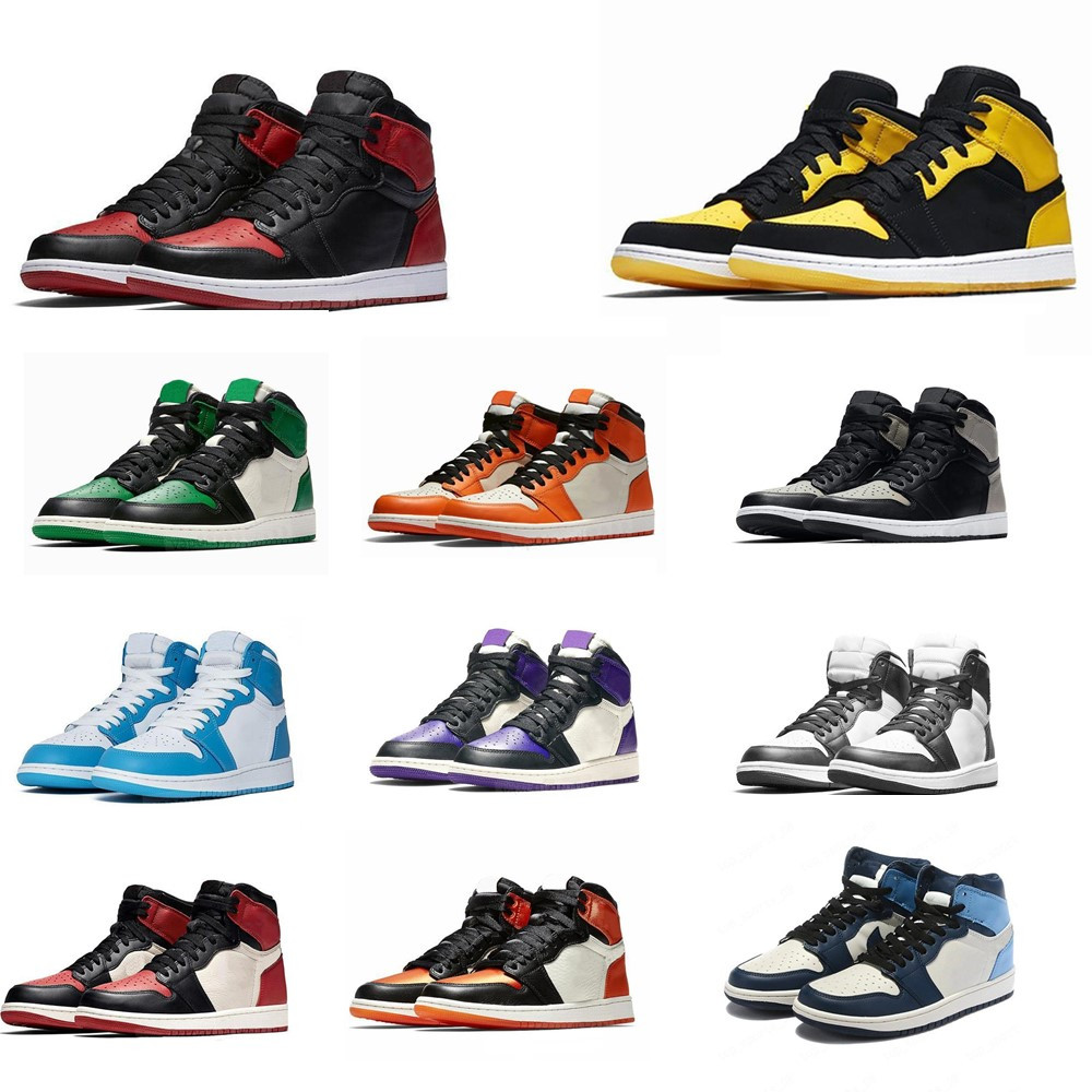 

Jumpman 1 1s men's high-top basketball shoes high quality women's sneakers Torch Hare Royal Pine Green Court Eur 36-48, Shoelace