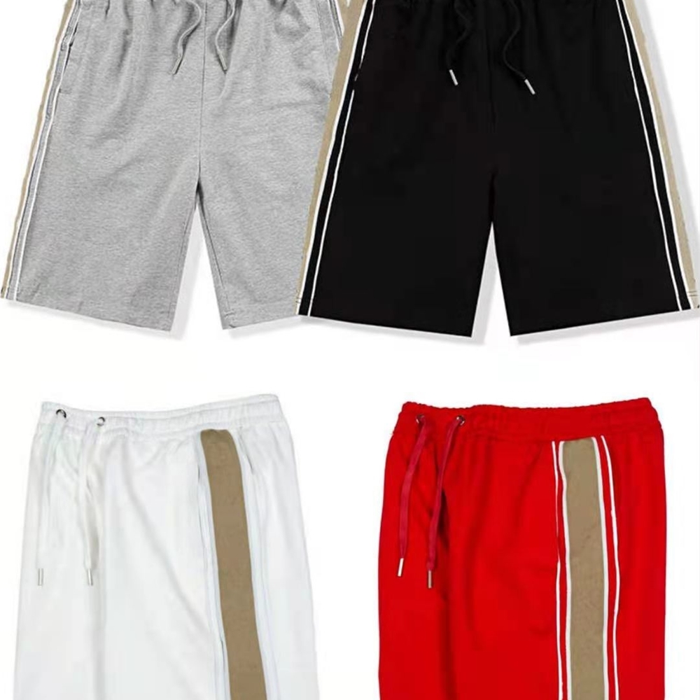 

Summer Men's Shorts Pants Embroidered Classic Fashion Pants All-match Summer Male Shorts Size M-XXLbb, Black