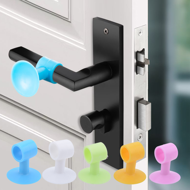 

Silicone Door Stopper Silencer Crash Pad Rubber Stopper Anti Collision Stopper baby gate safety Protector Anti-Collision 5pcs