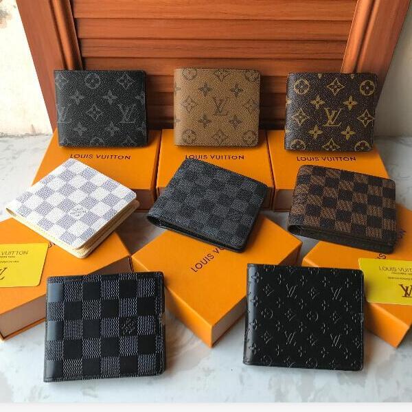 

Designer Arrives In 2021 PU Leather Wallet Men's Bi-fold Wallets High-quality Clutch Wallet LVLOUISVITTON VUTTON
