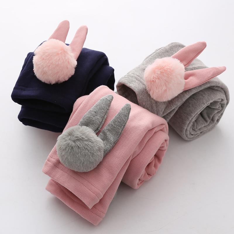 

Trousers 2021 Winter Warm 2 3 4 6 810 Years Children Clothing Sweet Ball Kids Baby Plus Velvet Thickening Girls Pants Leggings, Blue