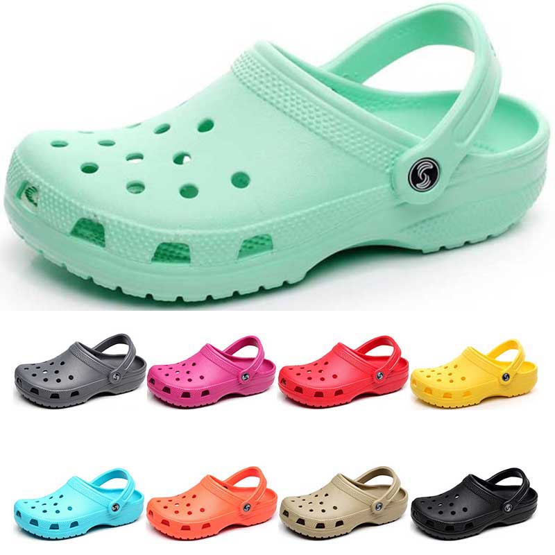 312 Sandales de mode hotsale Sandal Slip sur Plage décontracté Chaussures étanches Men Classic Soins infirmiers Sabots Hôpital Femmes Pantoufles