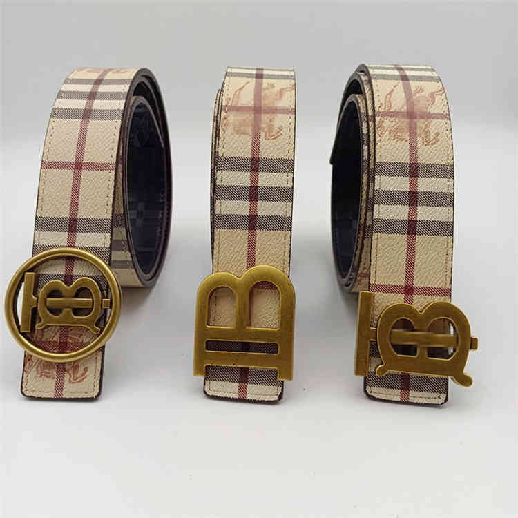 

Luxury Women Belt Designer Men Big Gold Buckle Genuine Leather2021 new smooth buckle fashion business B men's pants beltClassical Ceinture, Black;brown