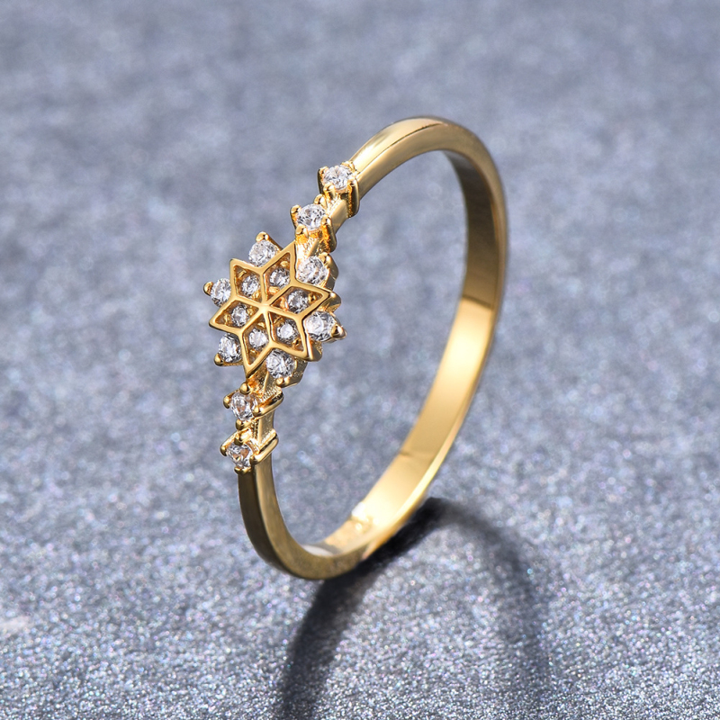 

Women Style Luxury Design Gold Plated Real 925 Sterling Silver Ring for Sale