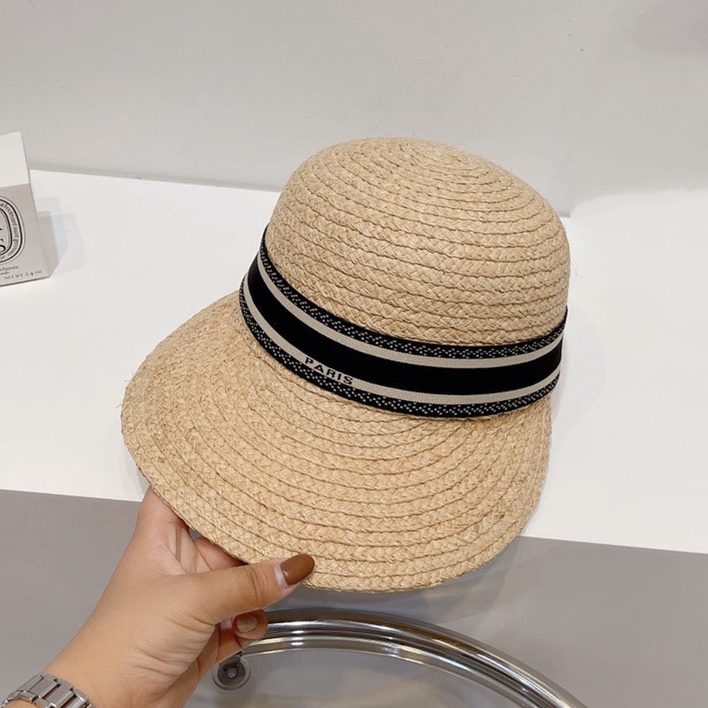 

fashion women straw hat brand baseball cap womens mens stripe fitted caps summer casquette designers caps hats women, Blue;gray