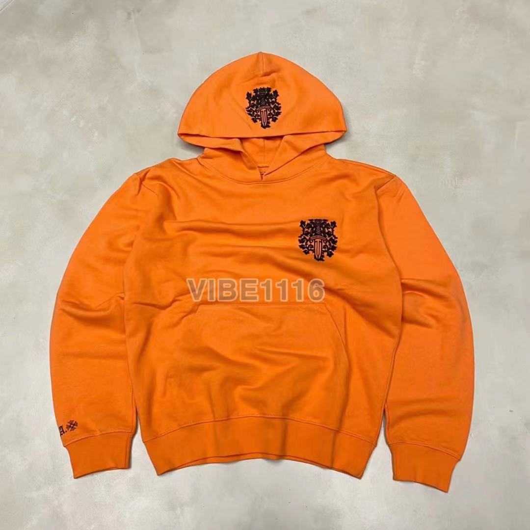 

Heart Trendy Chrome Limited Orange Sword Rattan Flower Hoodie