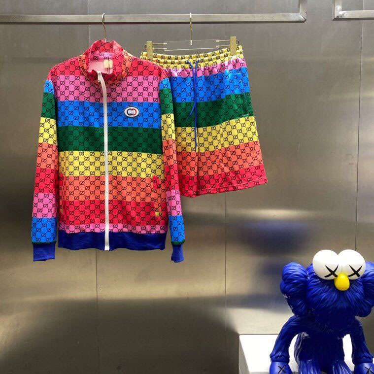 

2021ss Summer Ink Dyeing Series Ultra-thin Comfortable Anti-Sai Hoodie Casual Jacket Shorts Set Neutral High Quality Printed T-shirt Top Clo