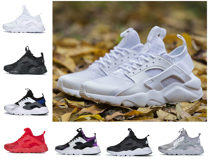 

Wholesale 2022 Huarache Run Ultra Triple Black White running shoes men women huaraches 4.0 1.0 Purple Punch University Red rainers outdoor Sports Sneakers, Bubble package bag